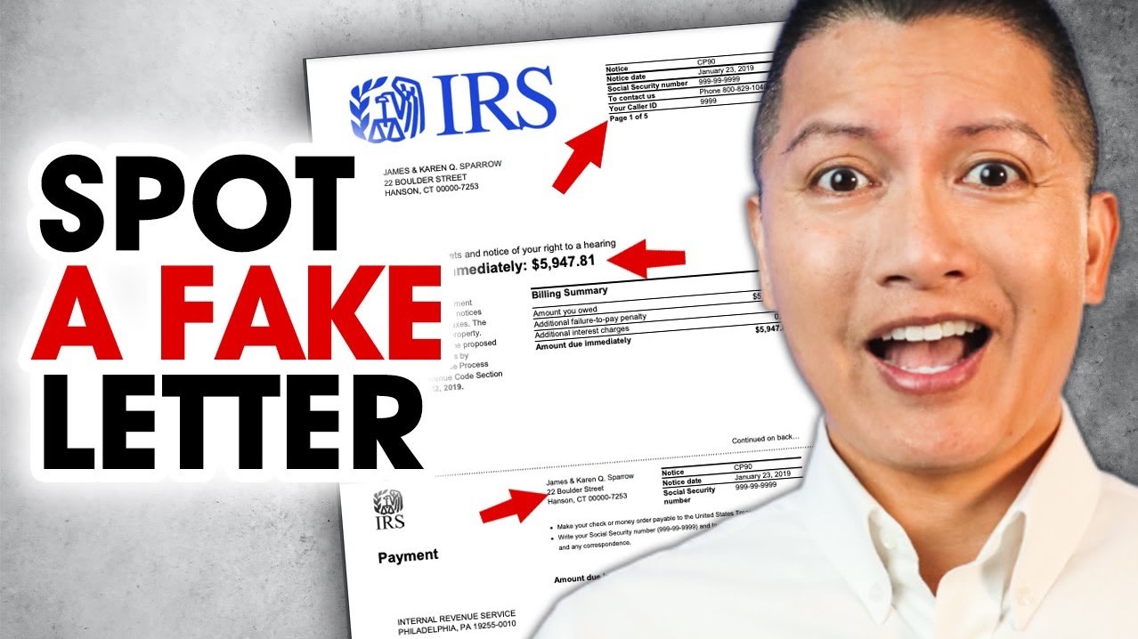 Spot a Fake IRS Letter